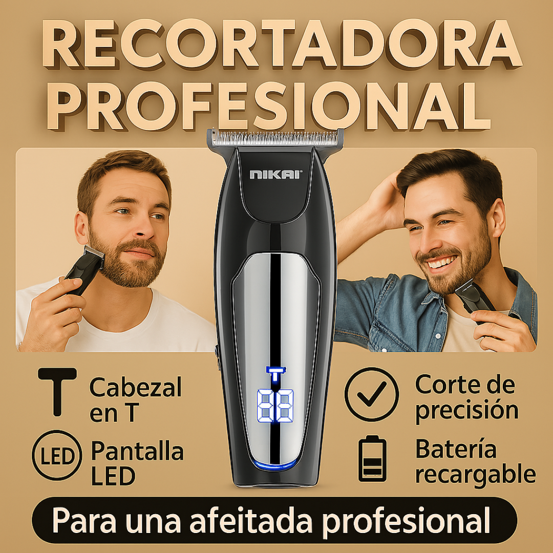 Afeitadora Barba Pelo Recargable Usb