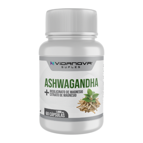 Ashwagandha Magnesio 1000mg 60 Caps