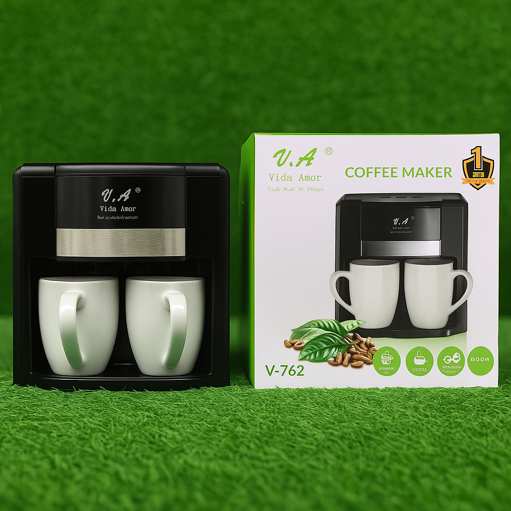 Cafetera Eléctrica Doble Taza