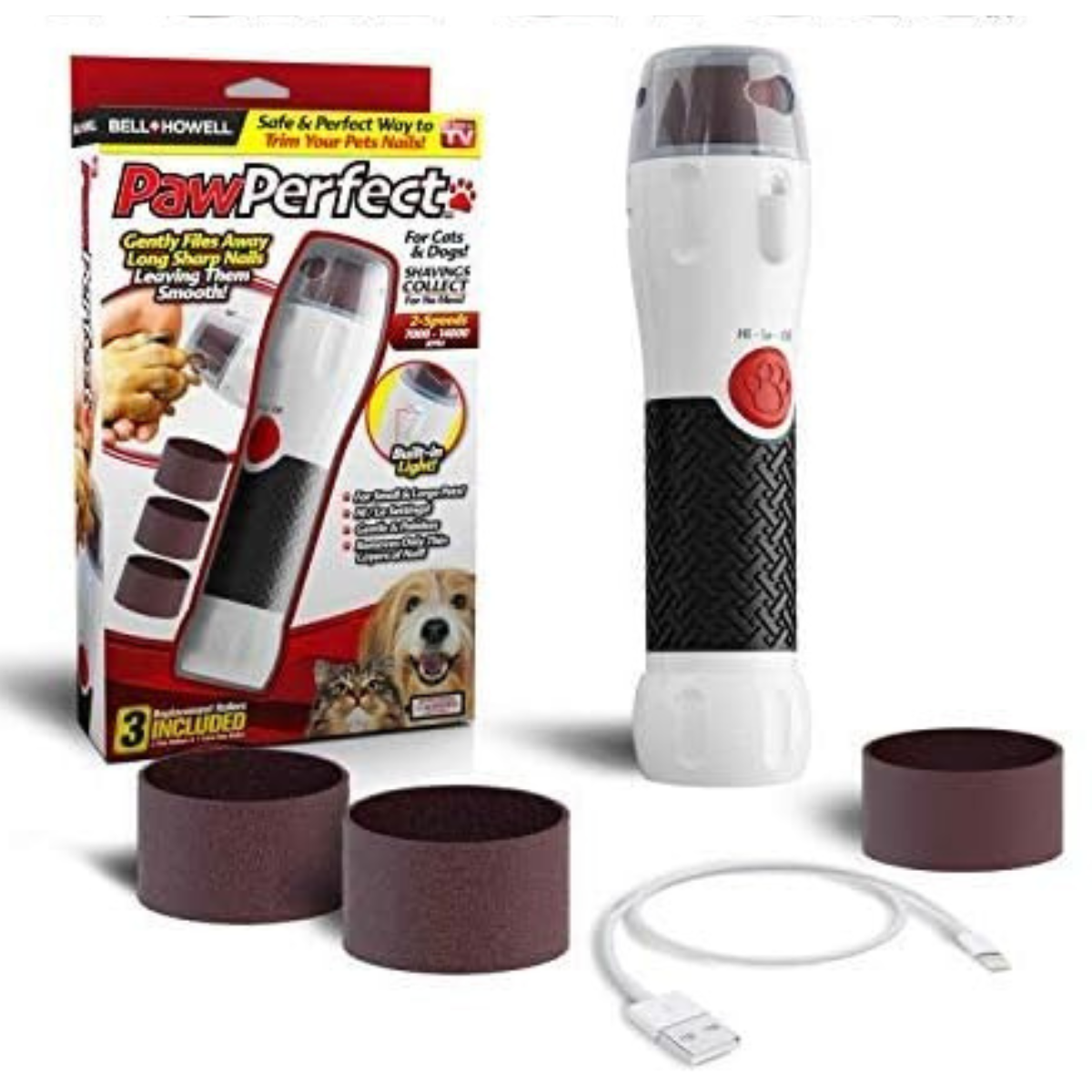 Cortador Unas Mascotas Con Limas 360