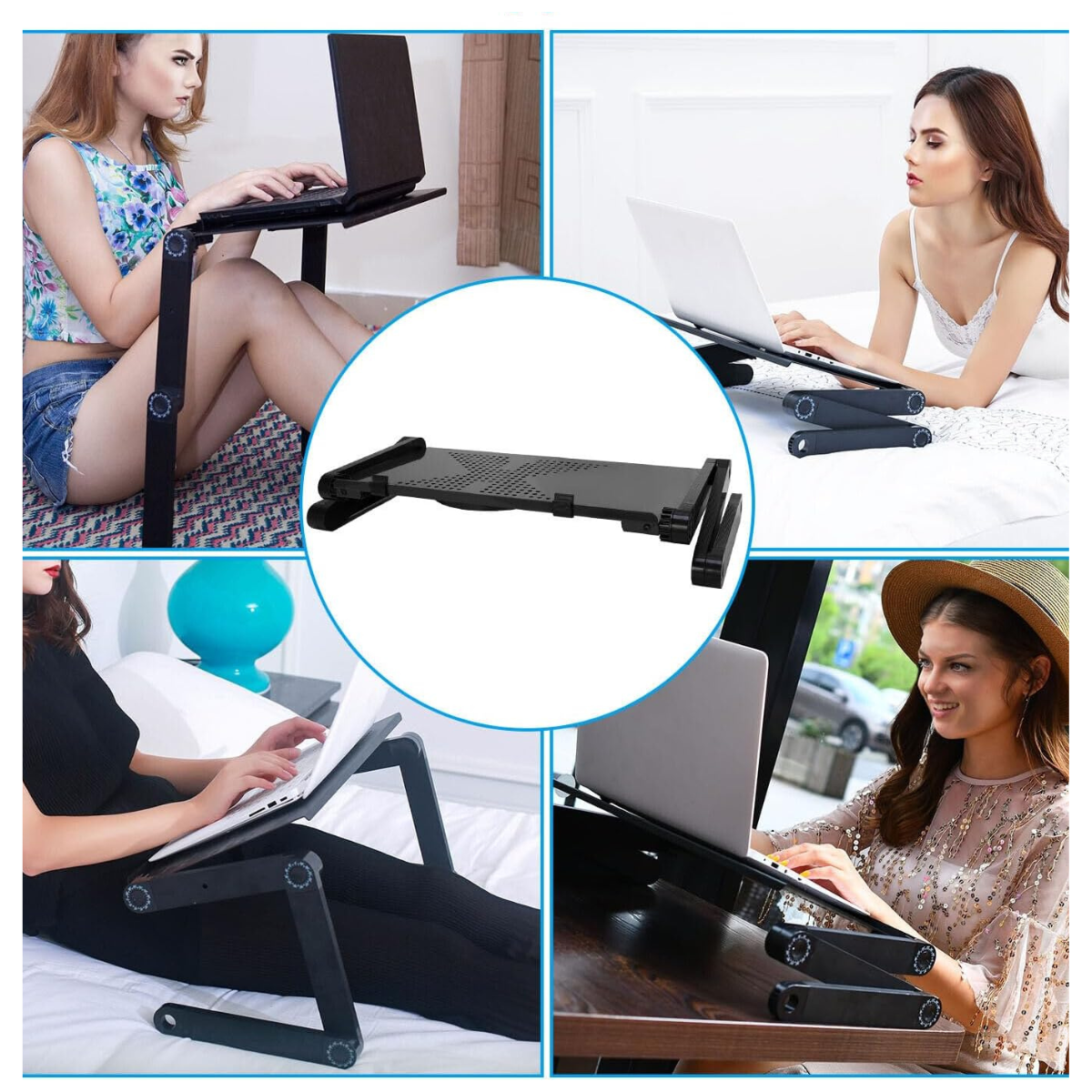 Escritorio Plegable De Metal Para Laptop