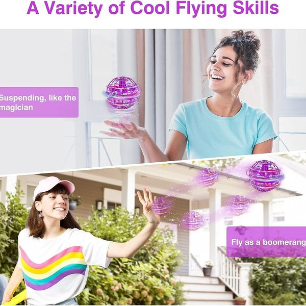 Esfera Voladora Con Luces Led Sensor