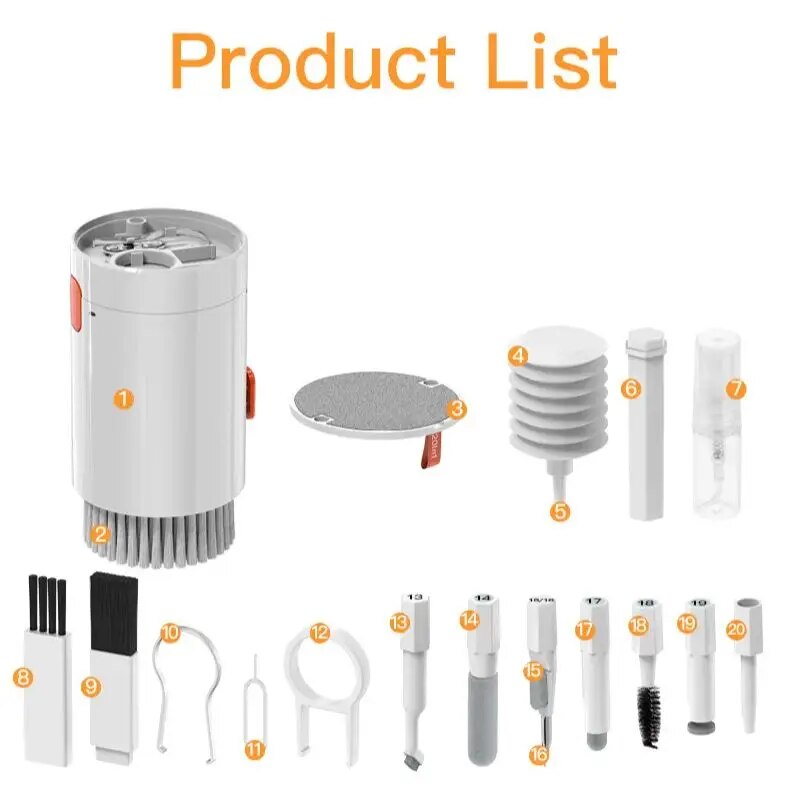 Kit Cepillos Multifuncion 20 En 1