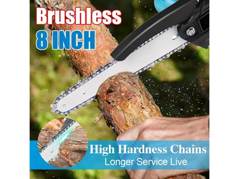 Motosierra Inalambrica 8 Pulg 2 Baterías