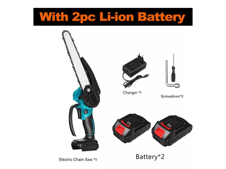 Motosierra Inalambrica 8 Pulg 2 Baterías