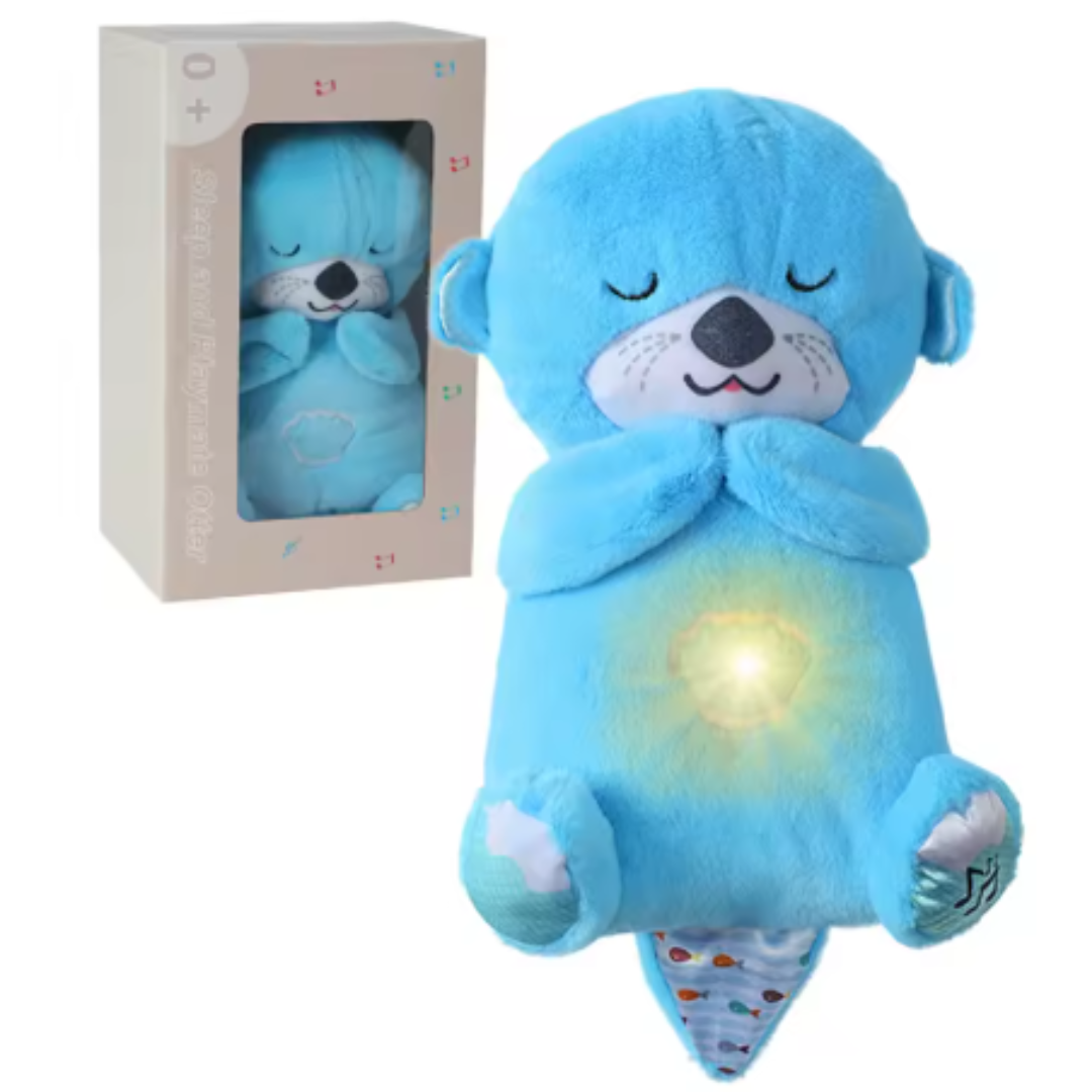 Nutria De Peluche Calmante Azul