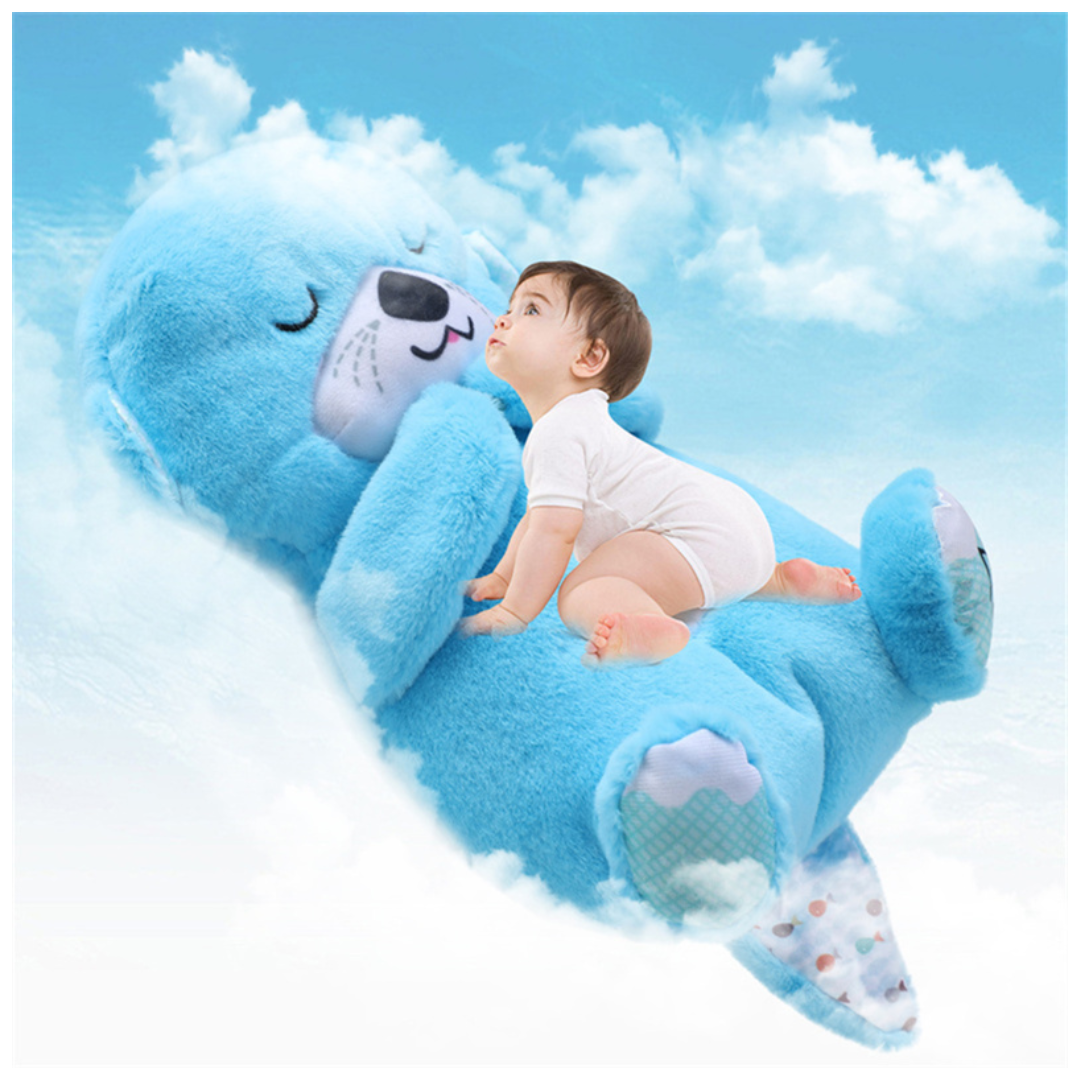 Nutria De Peluche Calmante Azul