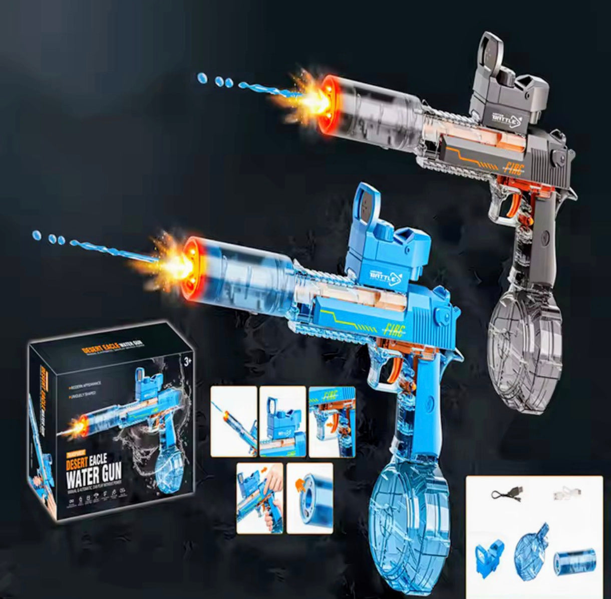 Pistola De Agua Electrica Para Ninos