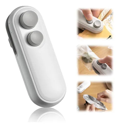 Mini Selladora Térmica de Bolsas Recargable USB (Portátil)