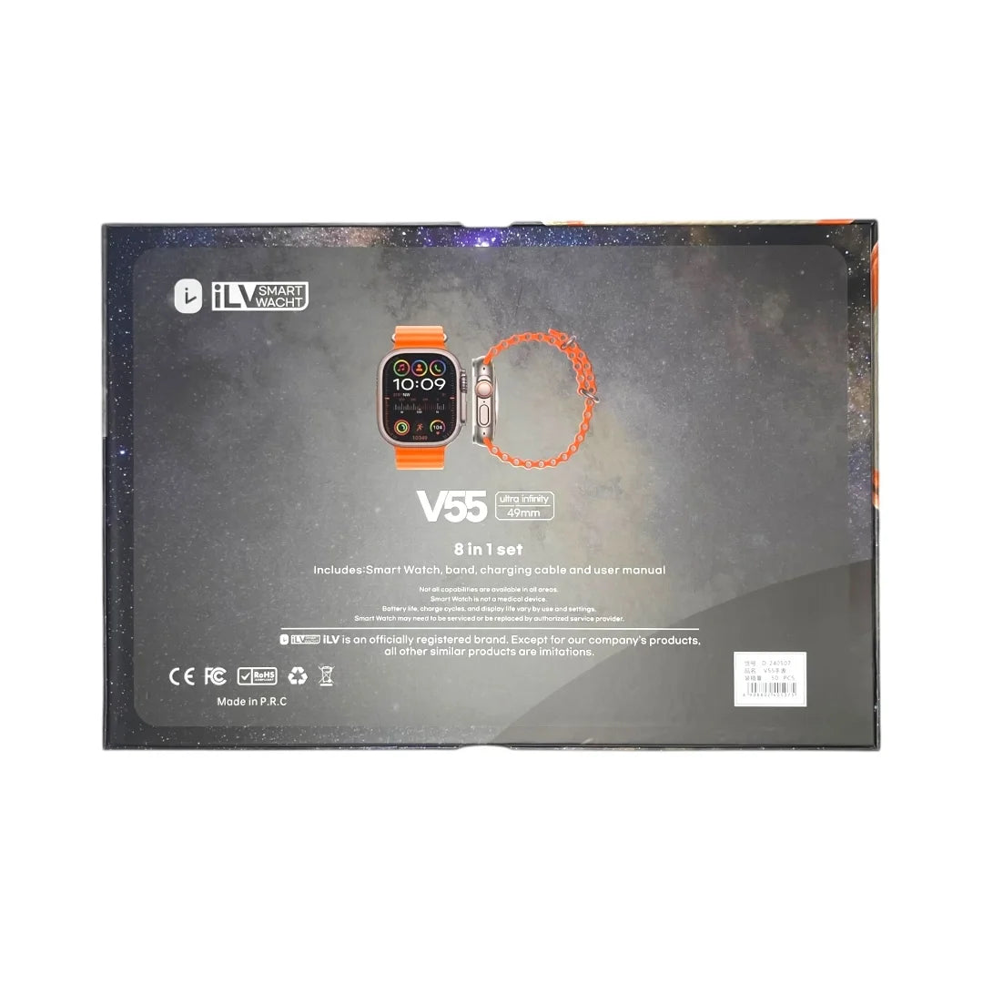 Smarwatch V55 Ultra Infinity 8 Correas