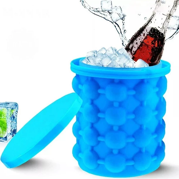 Molde Para Hacer Hielo Cubeta De Silicon